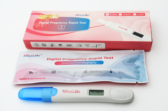 Résultat rapide de Kit With First Response Early d'essai de grossesse claire de Digital