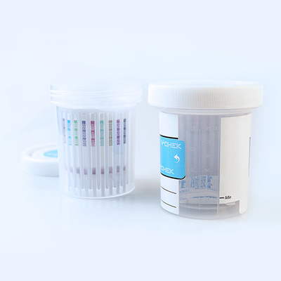 Coupe de test d'urine multifarmaceutique marquée CE Résultat rapide en 5 min