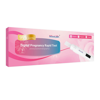 Bandes d'essai diagnostiques rapides de grossesse de cassette d'essai de grossesse d'urine de HCG