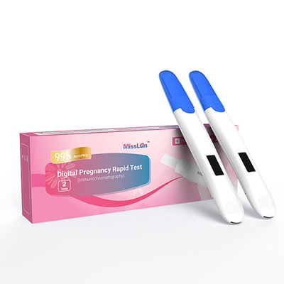 Bandes d'essai diagnostiques rapides de grossesse de cassette d'essai de grossesse d'urine de HCG