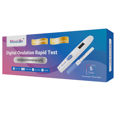 Essai rapide d'ovulation de Misslan Digital pour des femelles, kit rapide précis de l'essai 40T plus de 99%