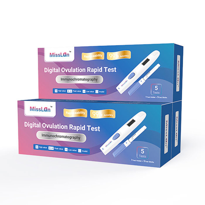 Essai Kit Hcg Pregnancy Symptoms Test de main gauche de Digital d'ovulation de bâton de réactif