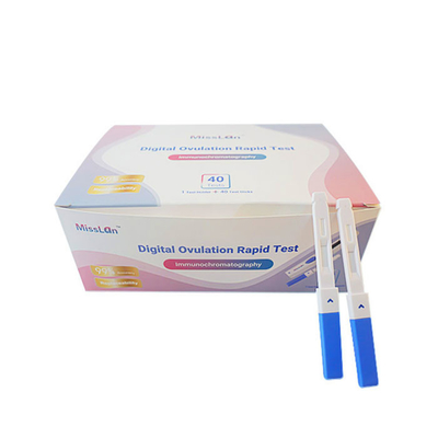 Essai de fertilité de Kit Strips 5mins HCG d'ovulation et d'essai de main gauche de Digital de grossesse