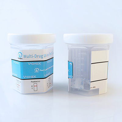 Analyse d'urine en plastique jetable d'hôpital de BUP Kit Saliva Cup Container DC124