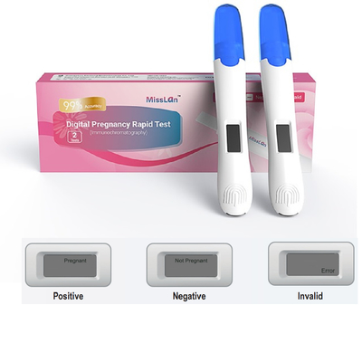 Appareil de contrôle de grossesse de Digital d'essai de grossesse d'urine de Digital de la CE de FDA 510k