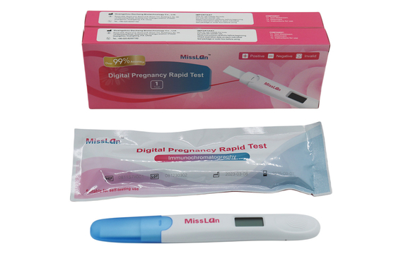 510k OEM 10mIU/mL de kit d'essai de grossesse de la CE ANVISA Digital