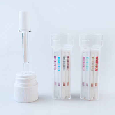 Cube de prélèvement de salive, kit de test multifarmaceutique de liquide oral 2 à 12 articles