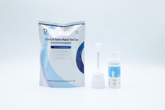 Tasse multi d'essai d'écran de drogue de syndrôme respiratoire aigu grave, certificat de la CE de kit de collection de salive
